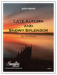Late Autumn and Snowy Splendor Orchestra sheet music cover